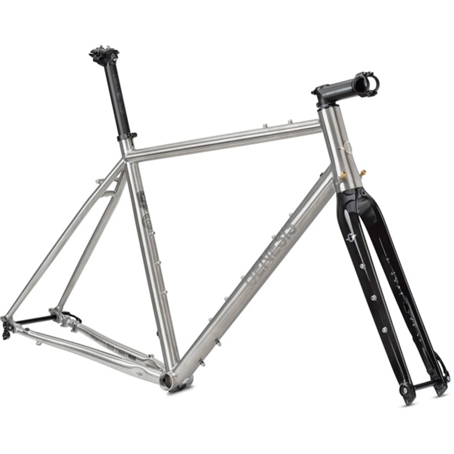 Genesis Croix De Fer Titanium Gravel bike Frame in Raw Ti