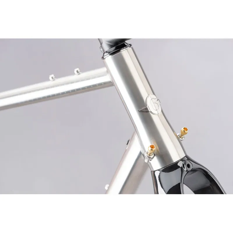 Genesis Croix De Fer Titanium Gravel bike Frame in Raw Titanium-2