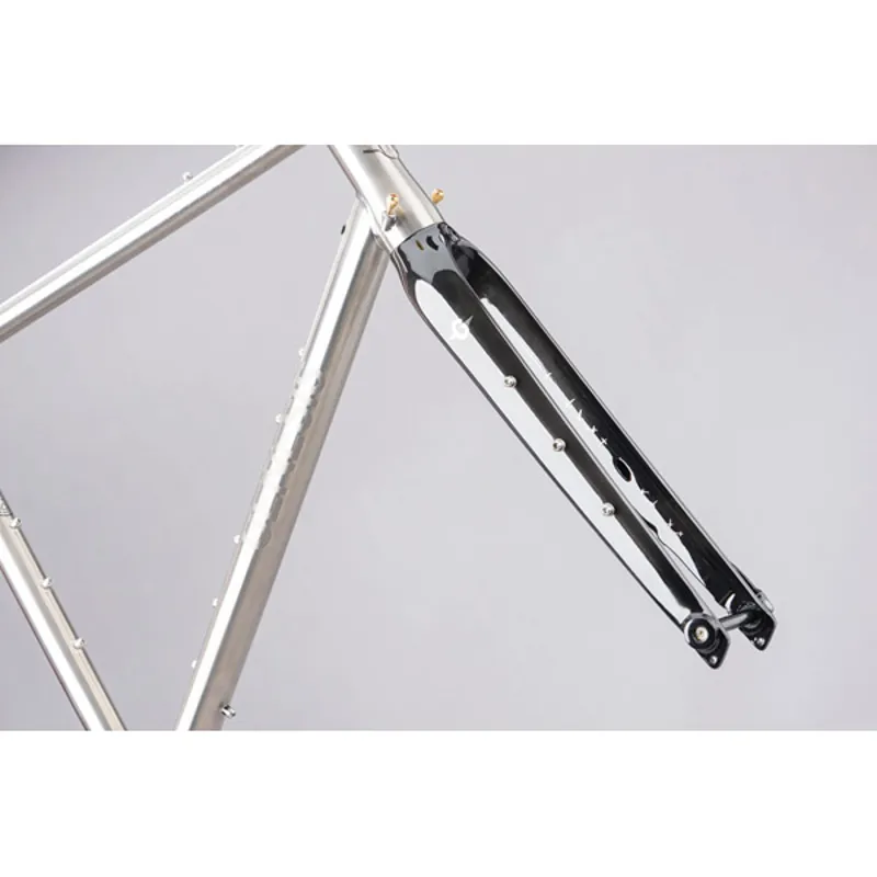 Genesis Croix De Fer Titanium Gravel bike Frame in Raw Titanium-3