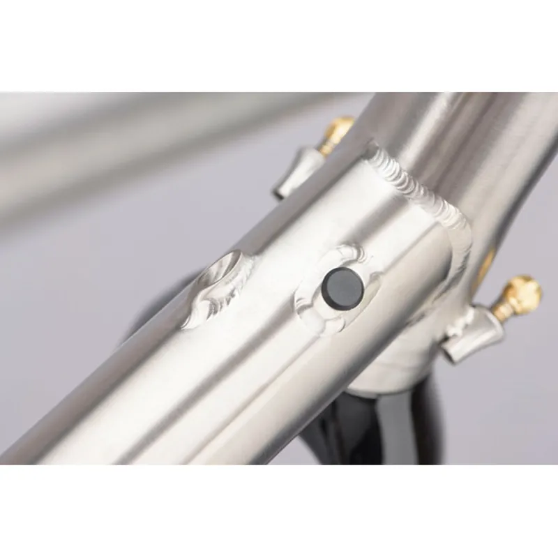 Genesis Croix De Fer Titanium Gravel bike Frame in Raw Titanium-9