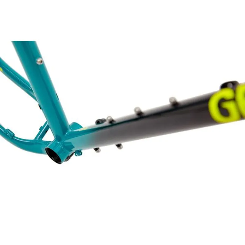 Genesis Fugio 725 Steel Gravel Bike Frameset in Green and black-4