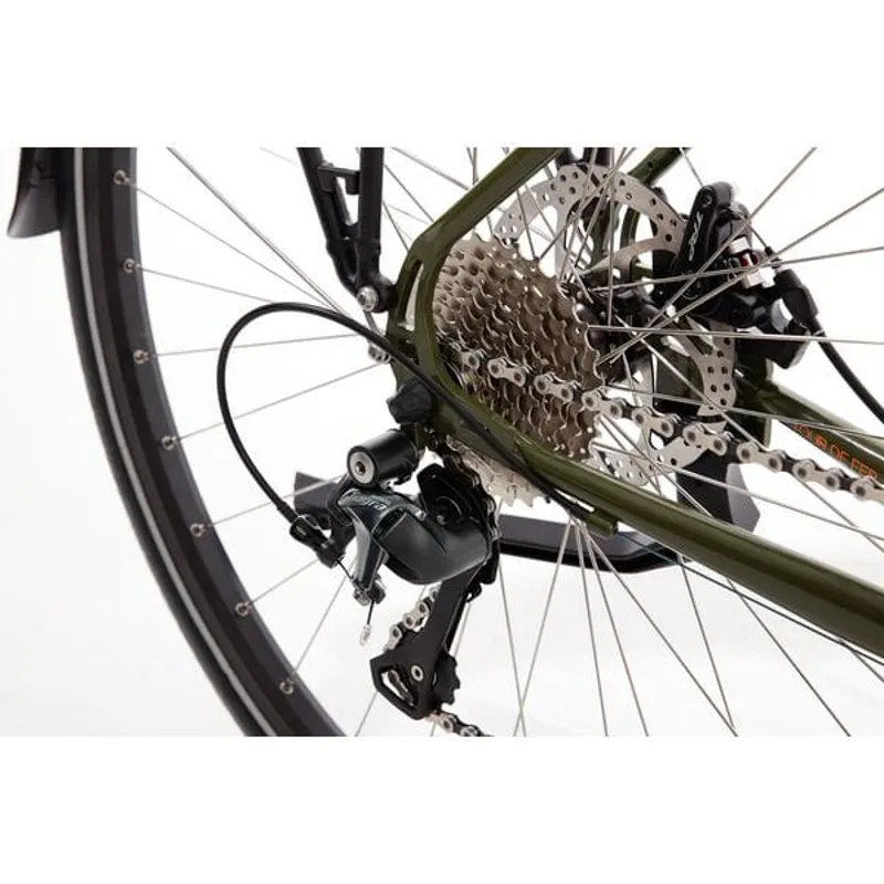 Genesis Tour De Fer 30 Steel Touring Bike in Green-3