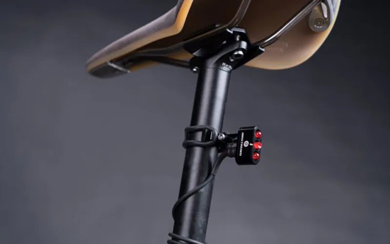 Supernova E3 Rear Light 2 Silver Seat Post Mounted 6V-2