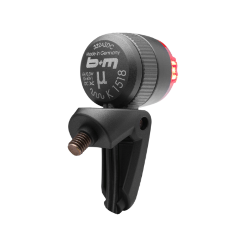 Busch + Muller Mudguard/Seatpost Rear Dynamo Light in Black-2