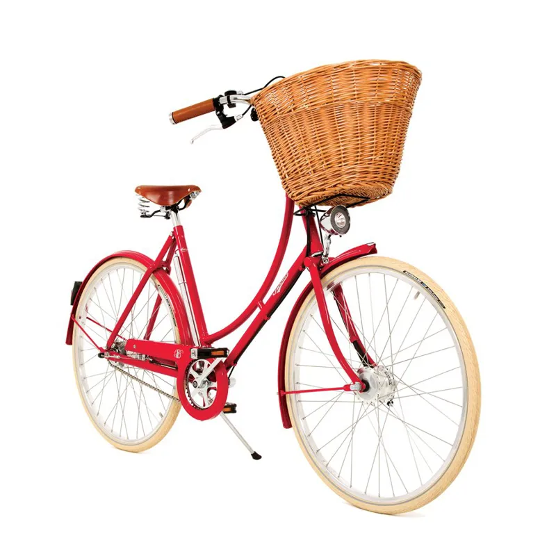 Pashley Britannia Classic Steel 5 Speed Bike in Royal Red