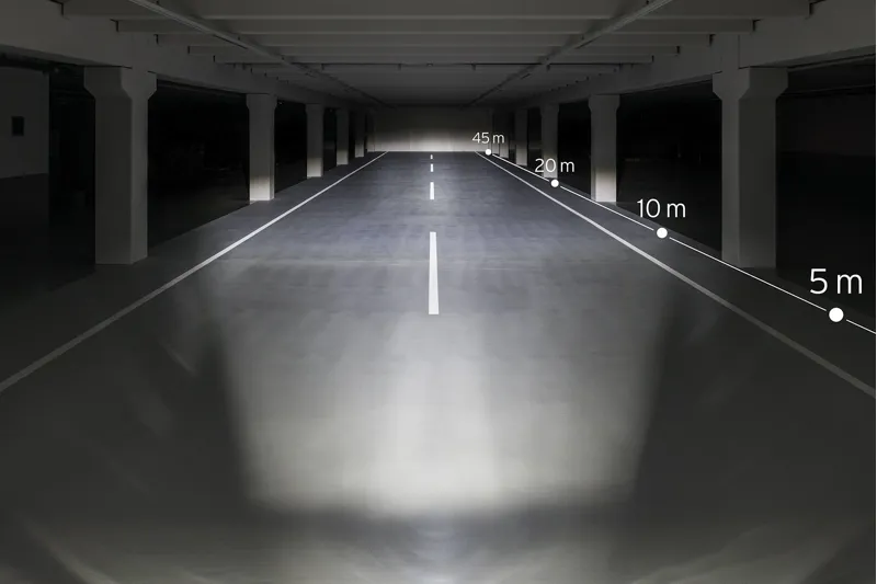 Busch + Muller Cyo Premium Senso Plus 80 Lux Front Dynamo Light in Blk-2