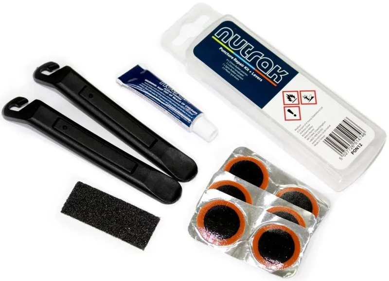 Nutrak Bicycle Puncture Repair Kit Including Tyre Levers