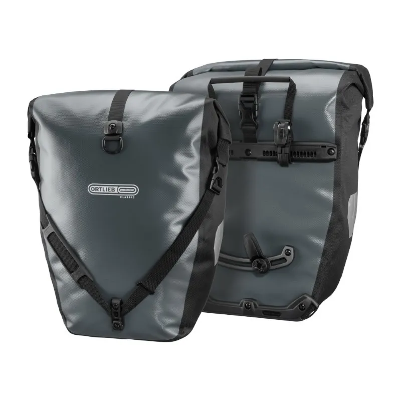 Ortlieb Backroller Classic Rear Pannier Bags 40L in Asphalt