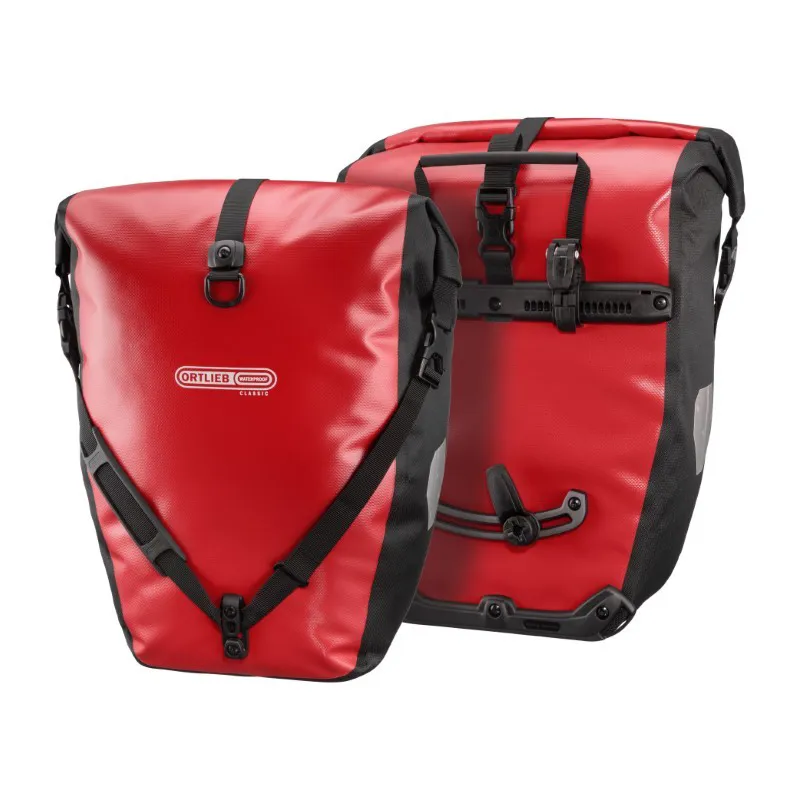 Ortlieb Backroller Classic Rear Pannier Bags 40L in Red