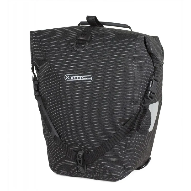 Ortlieb Back Roller High Visibility Single Pannier Bag in Black