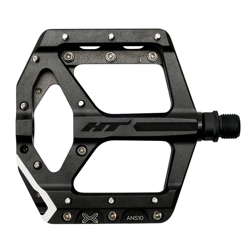 HT Components ANS-10 Supreme Flat Pedals in Stealth Black 9/16