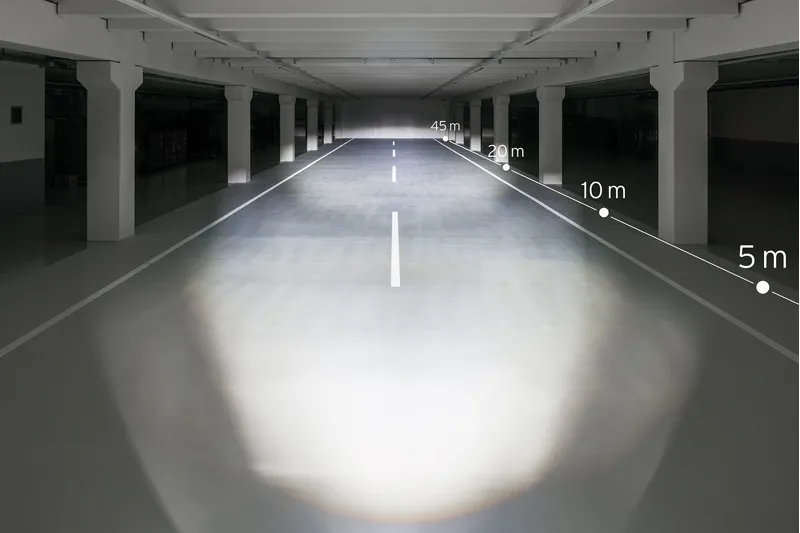 Busch + Muller IQ-X 100 Lux Front Dynamo Light in Silver-3