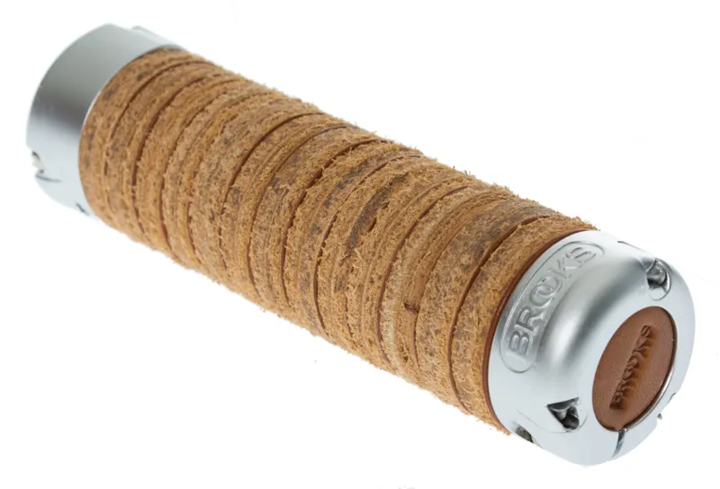 Brooks Plump Leather Grip in Brown