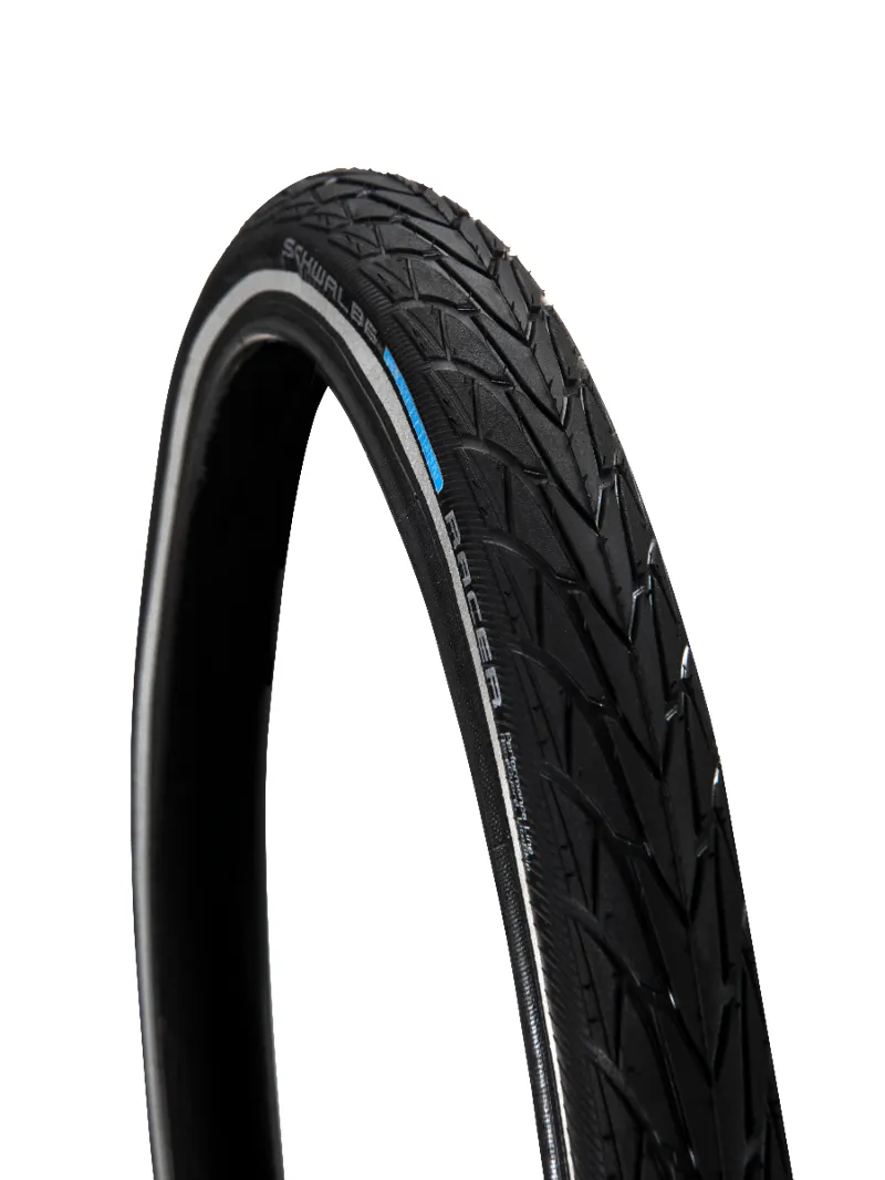 Brompton Tyre Schwalbe Marathon Racer - reflective strip Black