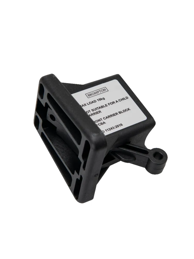 Brompton front carrier block Black
