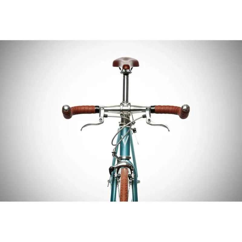 Quella Cambridge Electric Single Speed Bike in Light Blue-2