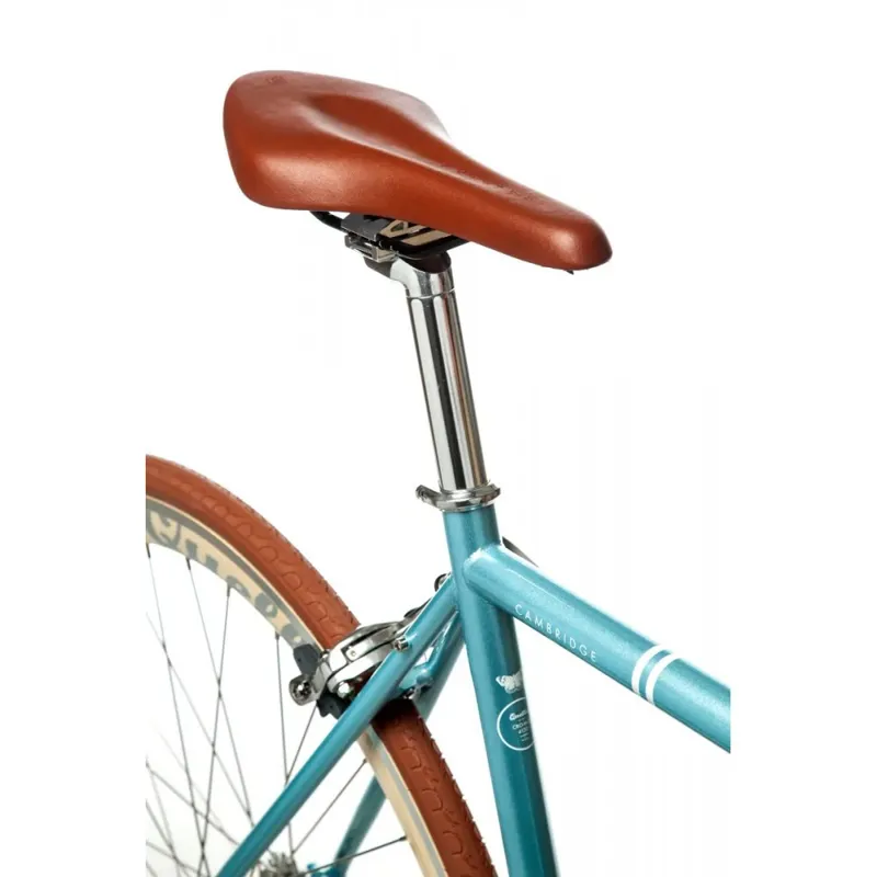 Quella Cambridge Electric Single Speed Bike in Light Blue-4