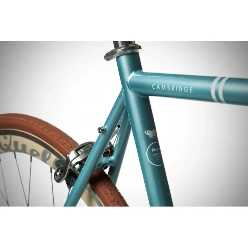 Quella Cambridge Electric Single Speed Bike in Light Blue-5