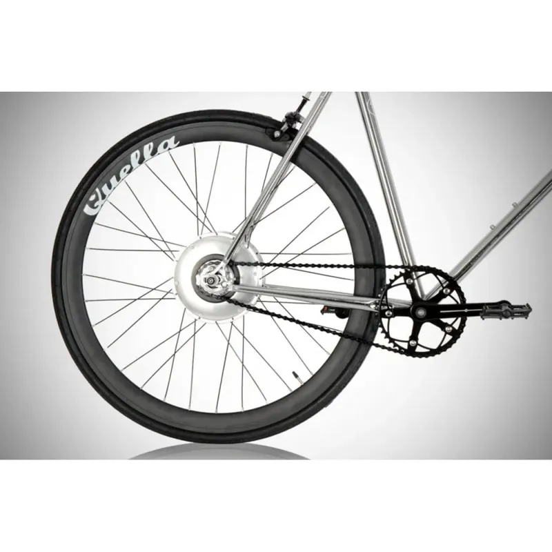 Quella Imperial Electric Single Speed Bike in Chrome-1
