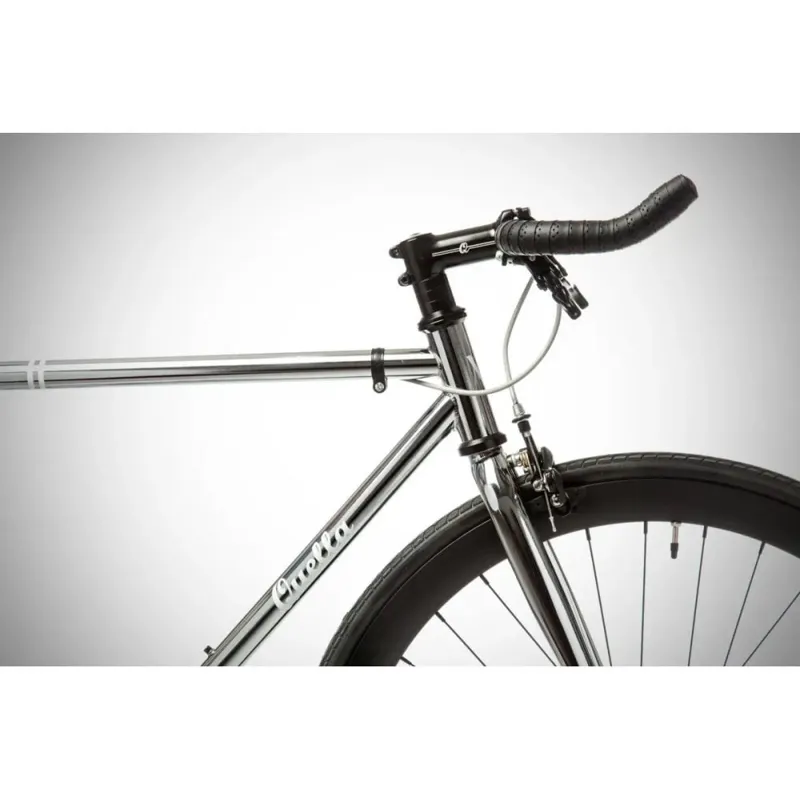 Quella Imperial Electric Single Speed Bike in Chrome-6