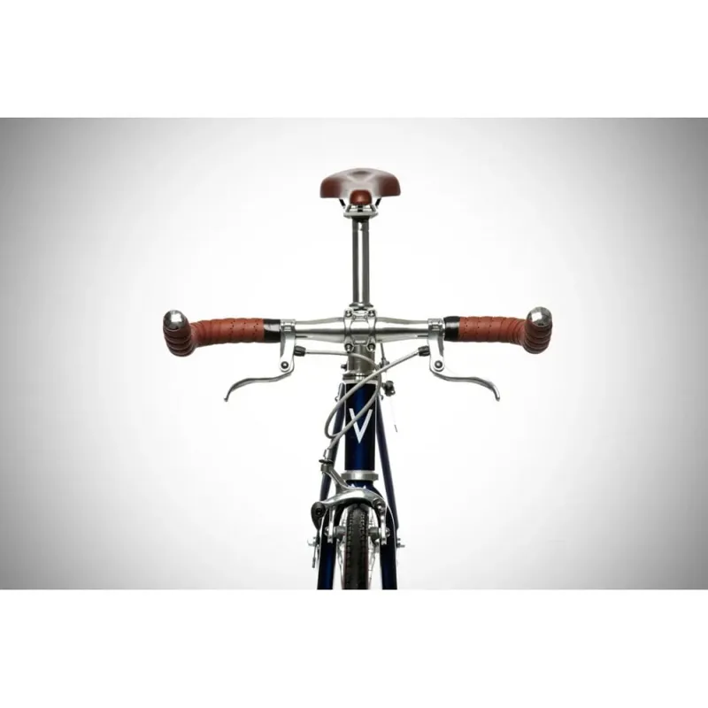 Quella Oxford Electric Single Speed Bike in Navy Blue-2