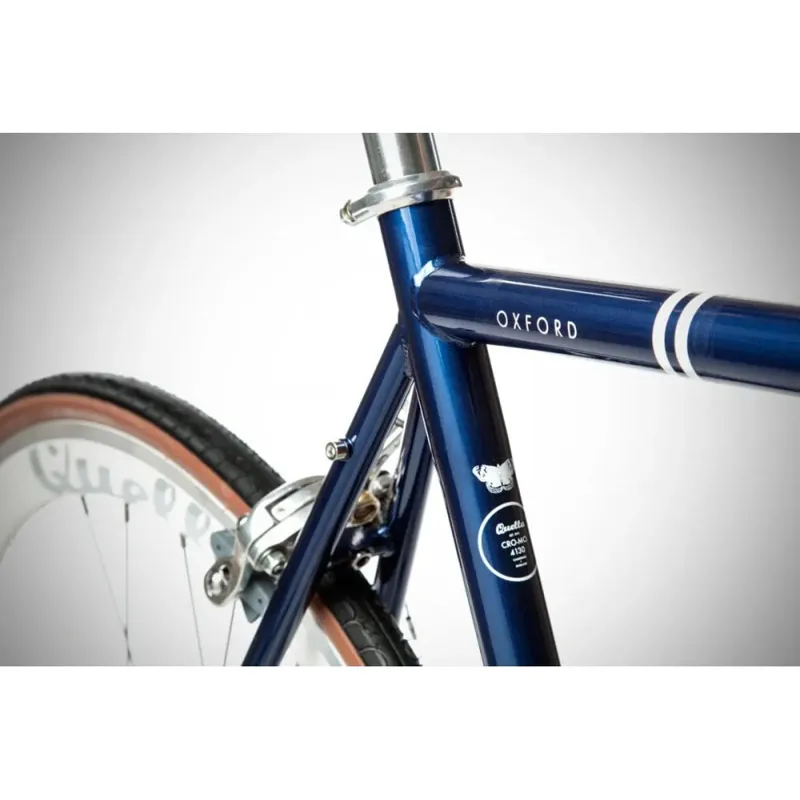 Quella Oxford Electric Single Speed Bike in Navy Blue-3