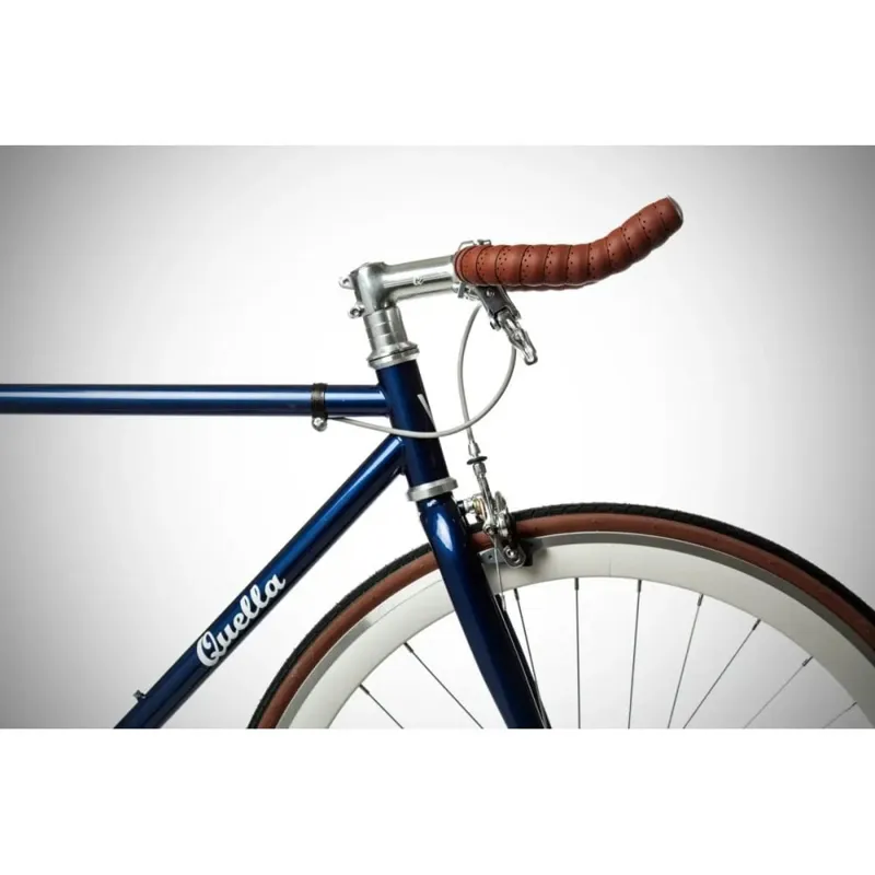 Quella Oxford Electric Single Speed Bike in Navy Blue-5