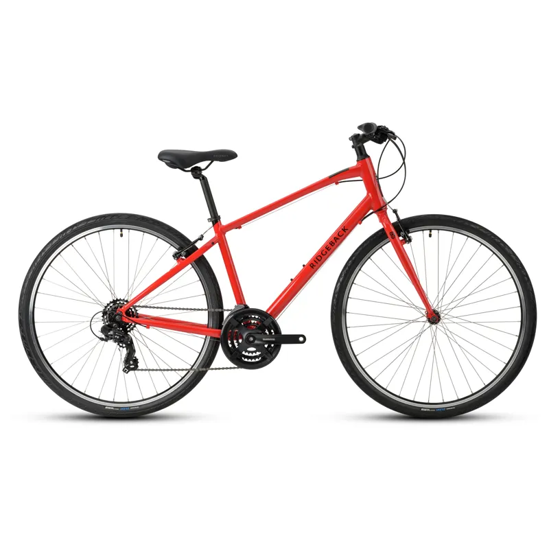 Ridgeback Motion Hybrid Bike in Red