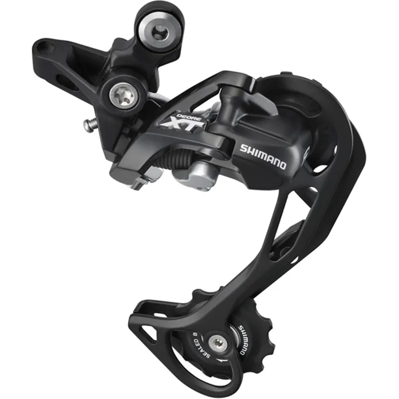 Shimano Deore RD-M781 XT 10-Speed Shadow Design GS Top Rear Derailleur in Black