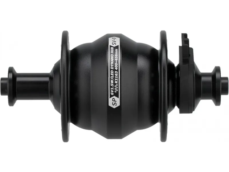 Shutter Precision SV-9 Ultraslim Dynamo Hub in Black