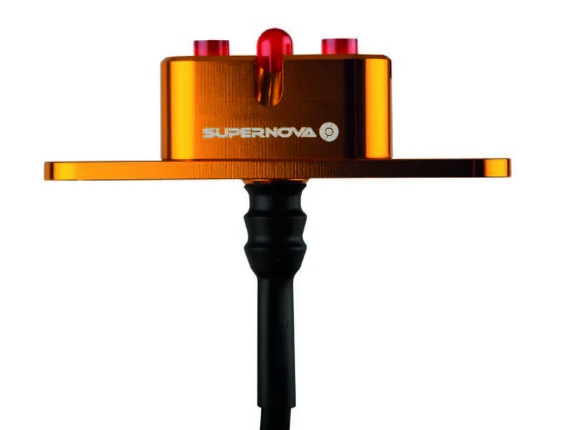 Supernova E3 Rear Light 2 Orange Rack Mounted 6V