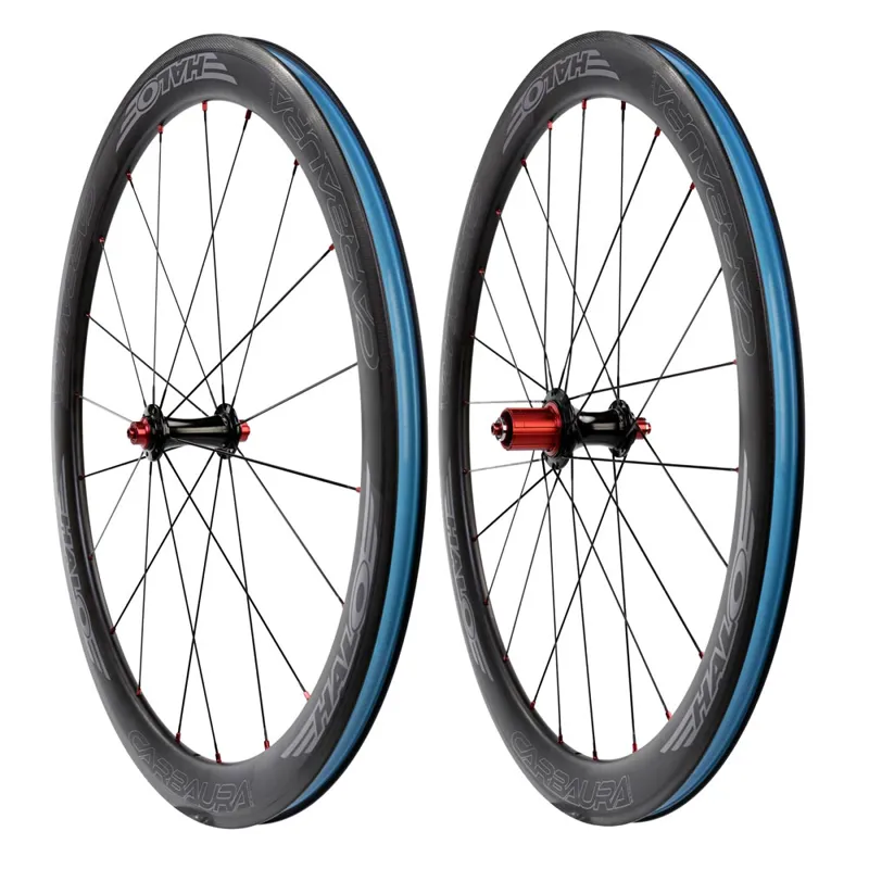Halo Carbaura RC50 Carbon Wheels in Black