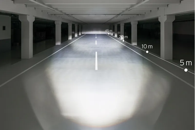 Busch + Muller IQ-X 100 Lux Front Dynamo Light in Black-3