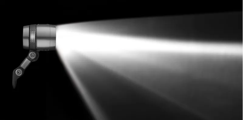 Busch + Muller IQ-X 100 Lux Front Dynamo Light in Silver-4