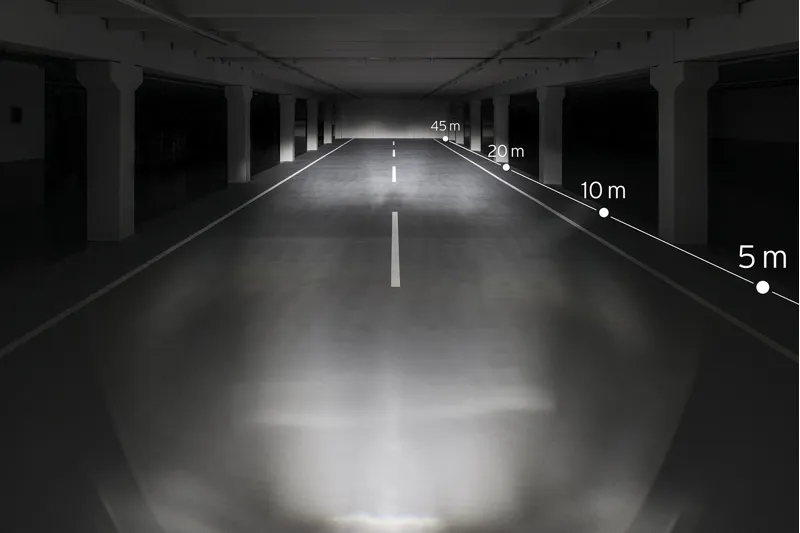 Busch + Muller IQ-XS 70 Lux Front Dynamo Light in Black-2