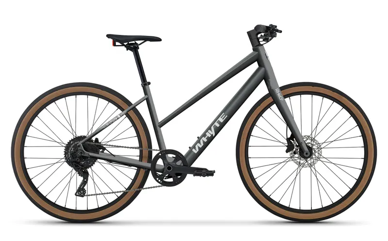 Whyte Rheo 2 Step Through Electric Hybrid Bike in Gloss Silver