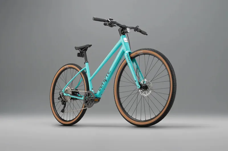 Whyte Rheo 2 Step Through Electric Hybrid Bike in Gloss Turquoise-1
