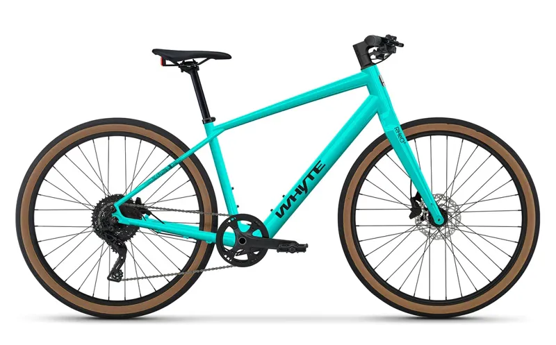 Whyte Rheo 2 Electric Hybrid Bike in Gloss Turquoise