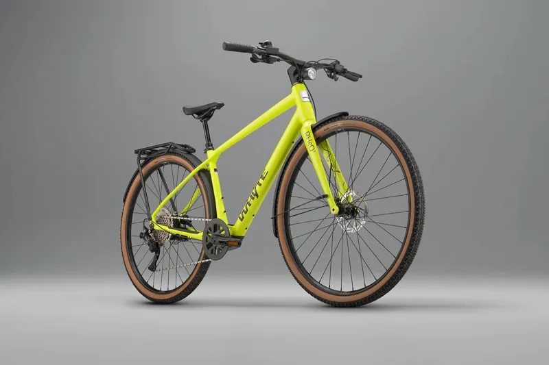 Whyte Rheo 3 Electric Hybrid Bike in Gloss Lime-1